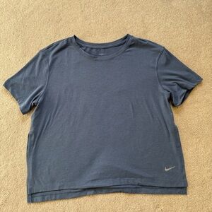 Nike Blue Yoga Dry-fit T-Shirt